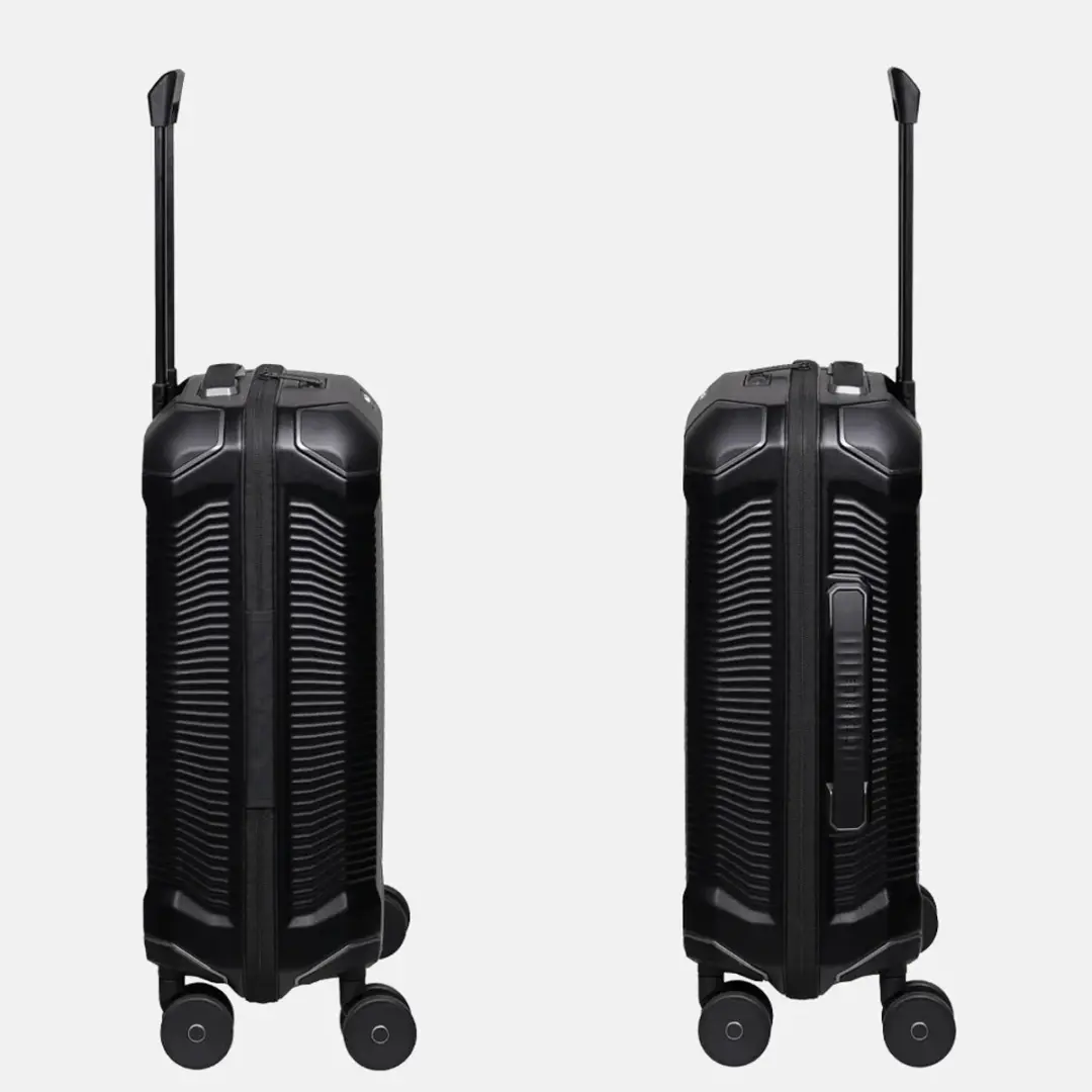Travelite Millennium Spinner Handbagagekoffer 37L - Zwart - afbeelding 4 van 6