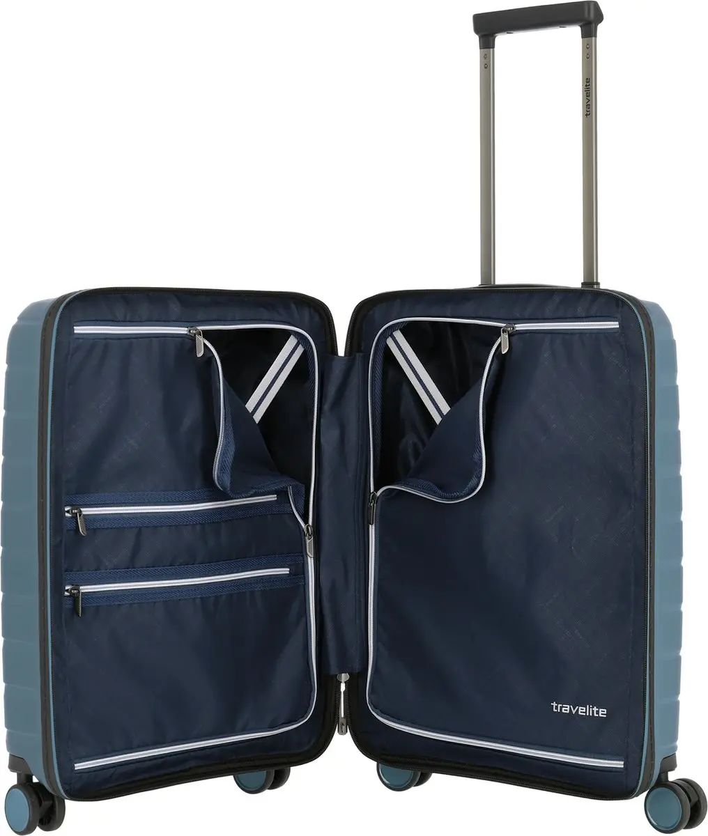 Travelite Air Base S 4-Wiel Trolley 43L - Iceblauw - afbeelding 6 van 6