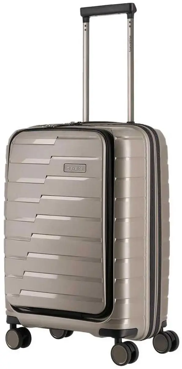 Travelite Air Base S 4-Wiel Trolley - 43L - Champagne - afbeelding 3 van 6