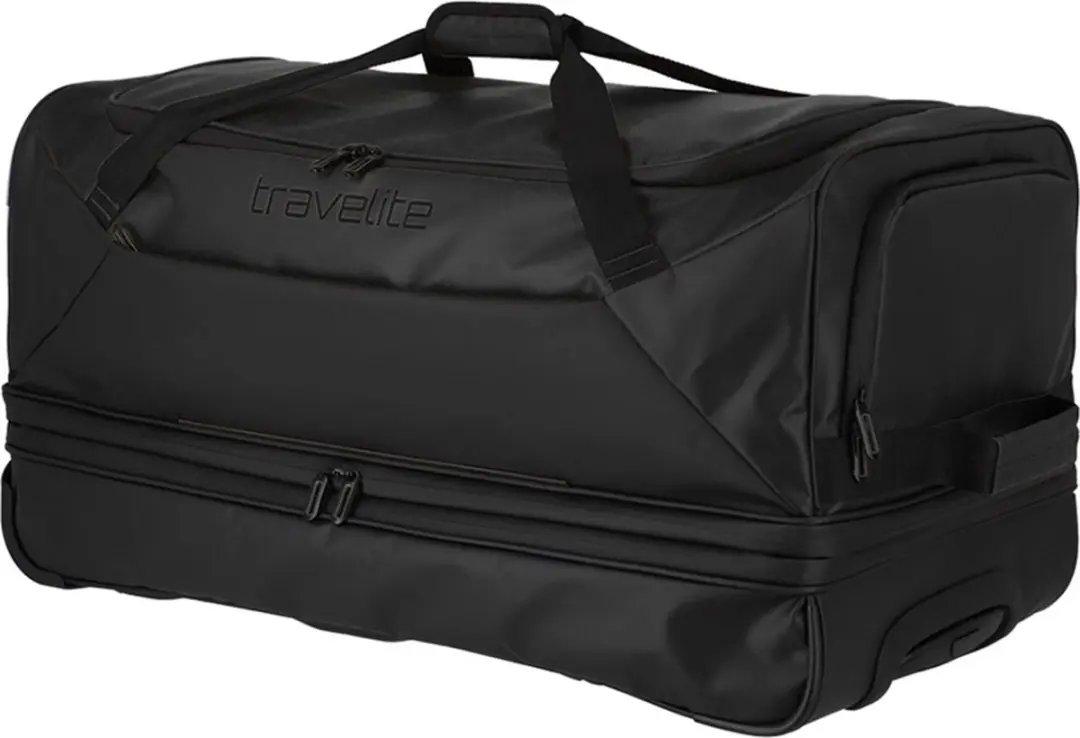 Travelite Basics Wheeled Duffle 70cm 98L - Zwart - afbeelding 2 van 6
