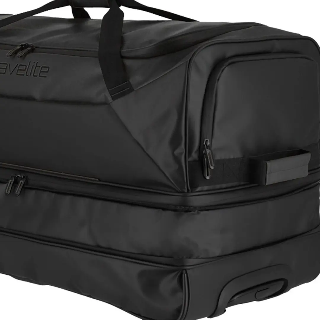 Travelite Basics Wheeled Duffle 70cm 98L - Zwart - afbeelding 4 van 6