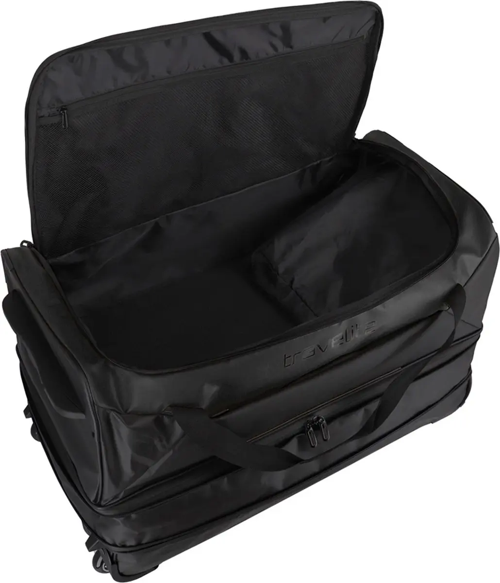 Travelite Basics Wheeled Duffle 70cm 98L - Zwart - afbeelding 3 van 6