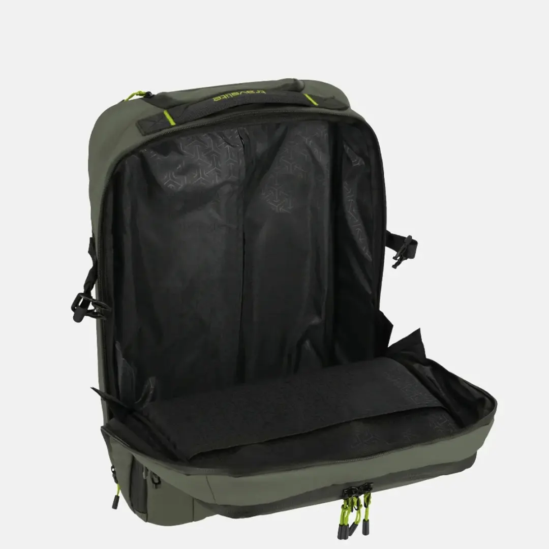 Travelite Briize Trolley Rugzak - Khaki - afbeelding 2 van 6