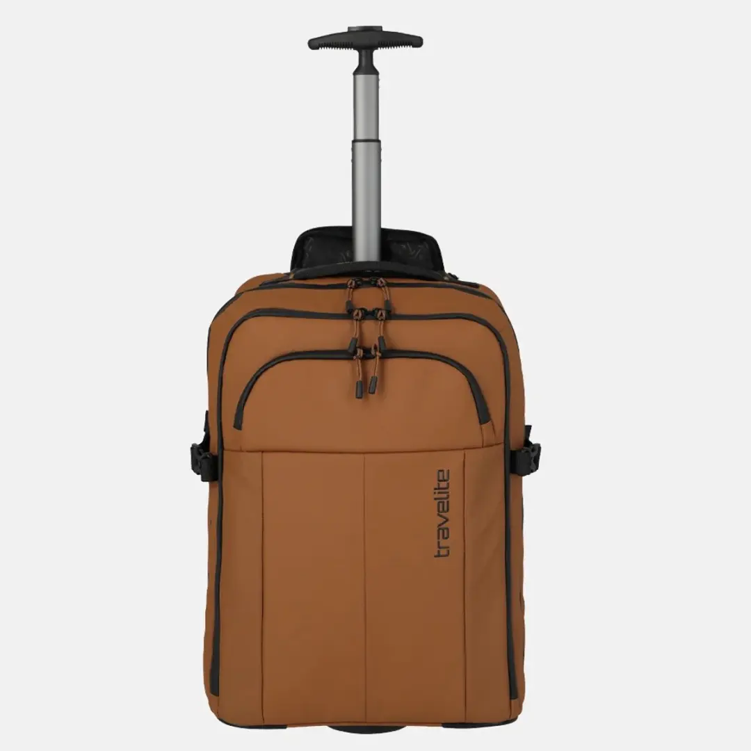 Travelite Briize Trolley Rugzak 27L - Curry - afbeelding 3 van 6