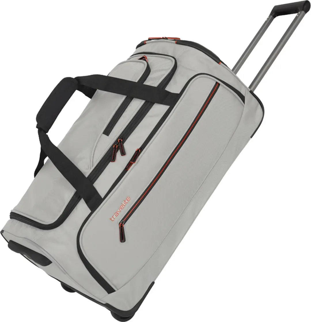 Travelite Crosslite Wheeled Duffle M - 71 Liter - Beige - afbeelding 5 van 6