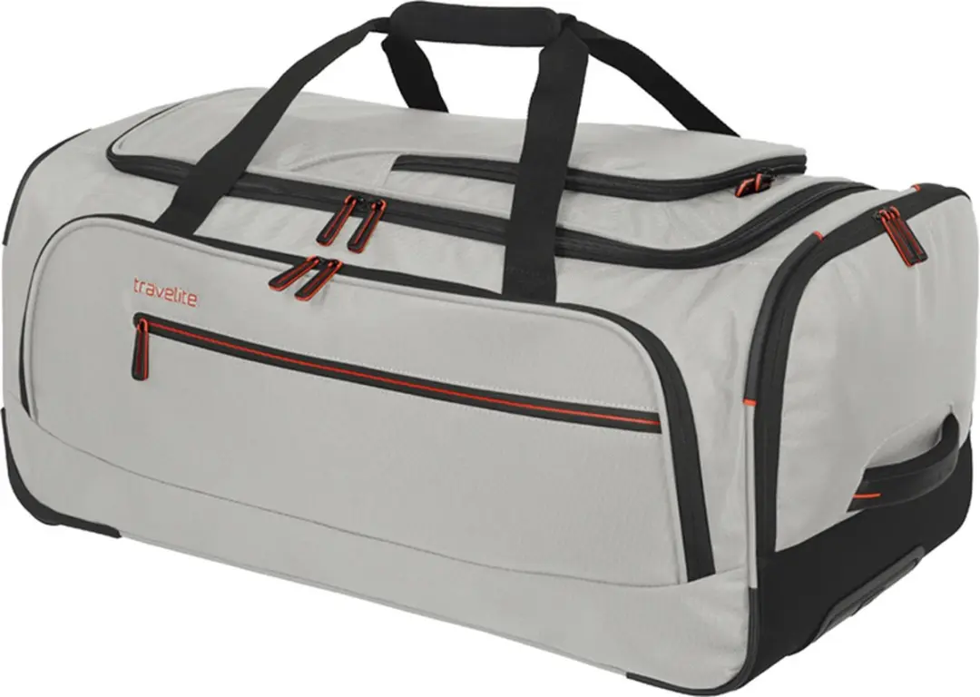 Travelite Crosslite Wheeled Duffle M - 71 Liter - Beige - afbeelding 6 van 6
