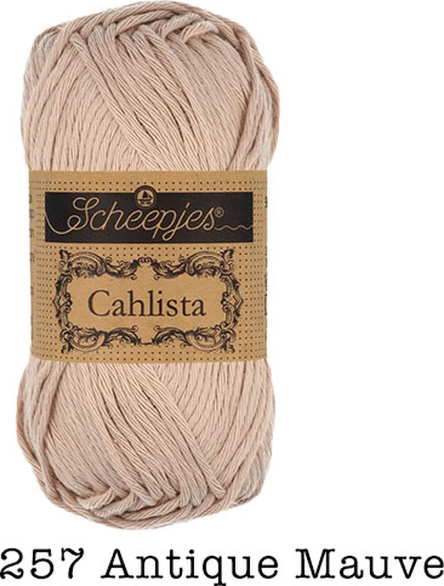 Scheepjes Cahlista Antique Mauve - 1 Stuk