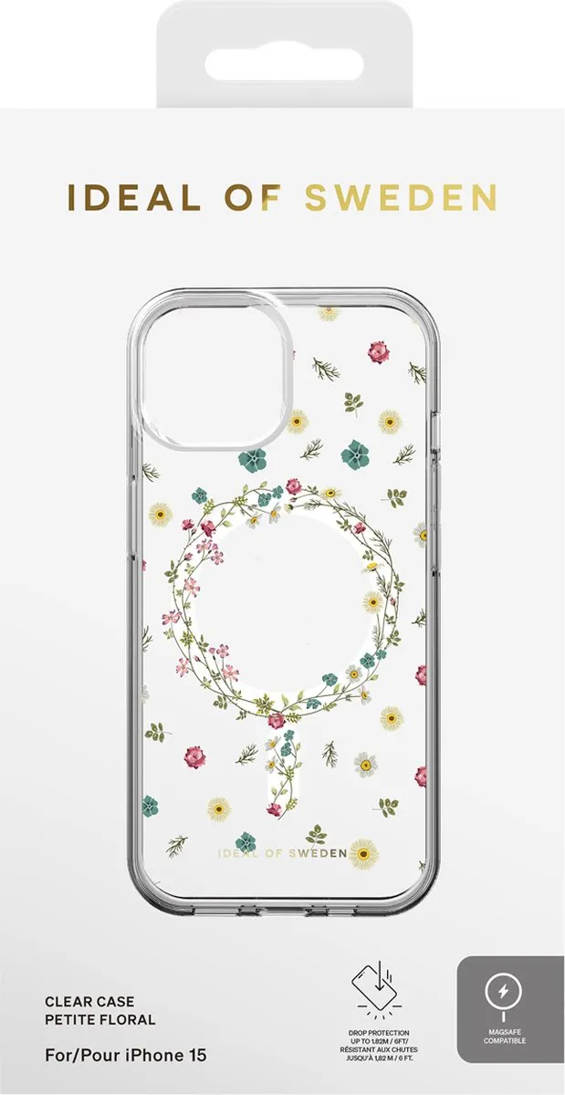 iDeal of Sweden Clear Case iPhone 13/14/15/16 MagSafe - Petite Floral