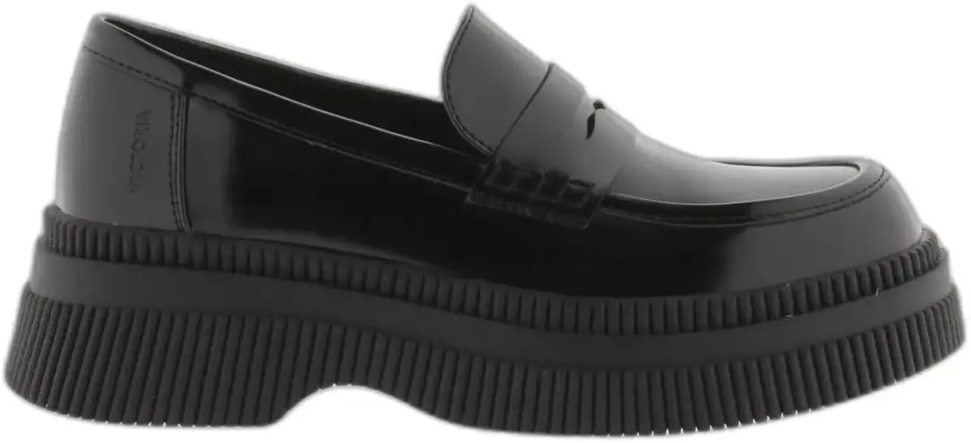 Dames mocassins Victoria Dublin Efecto Piel Brillo