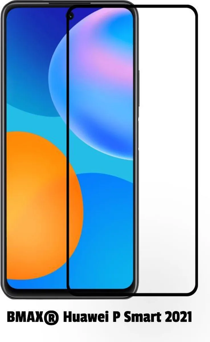 BMAX Screenprotector Huawei P Smart 2021 - 2 Stuks - Zwart