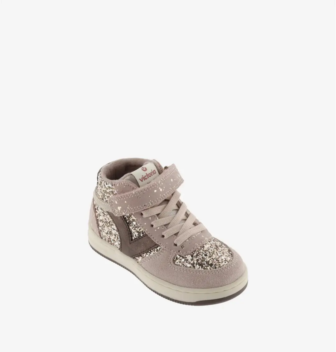 Victoria Tiempo Tira & Elastico Babytrainers - Rosa - afbeelding 6 van 6
