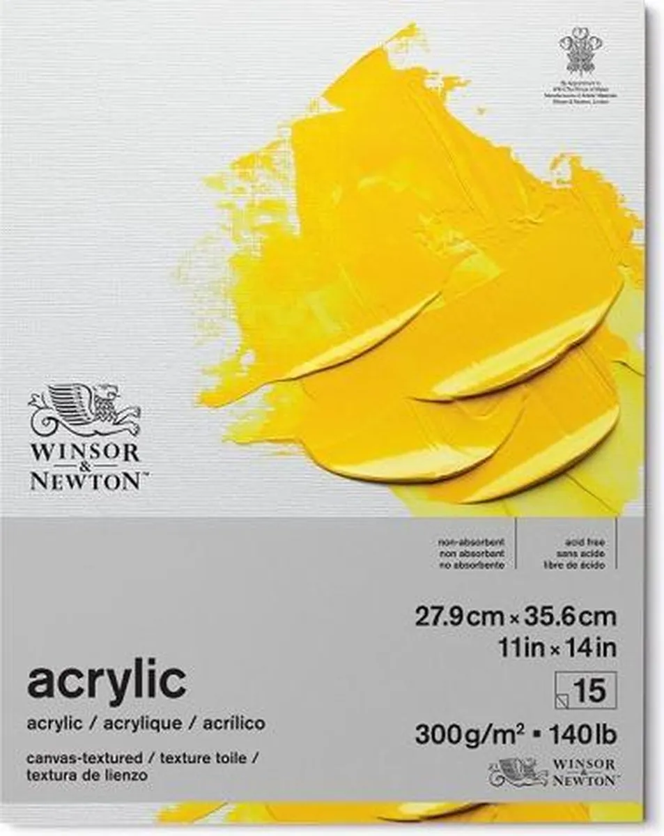 Winsor & Newton Acrylic Papier 24,5x34,5cm