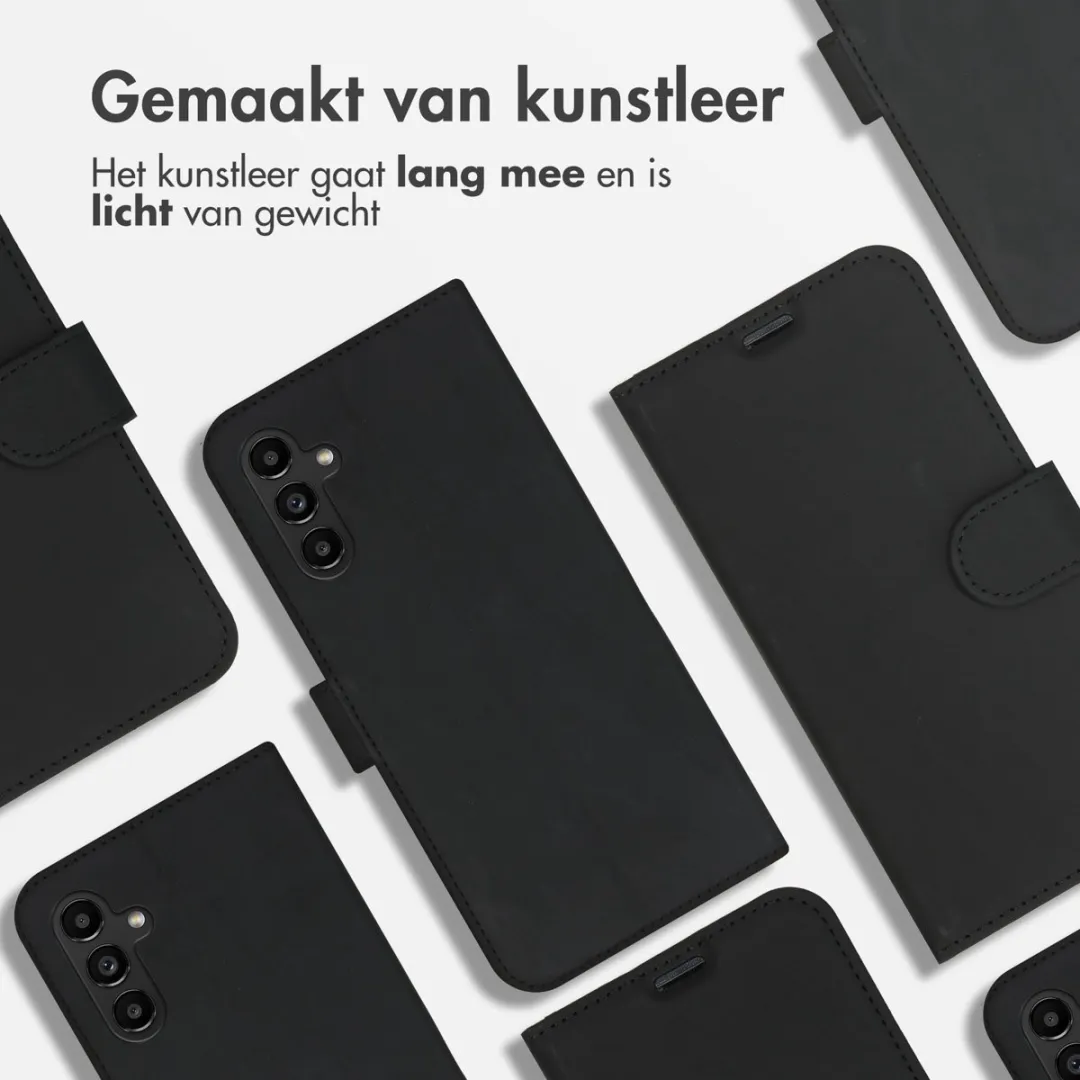 Accezz Hoesje Samsung Galaxy A13 5G/A04s - 3 Pasjes - Zwart