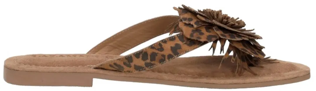 Lazamani Nomi Teenslippers - Middelbruin - Maat 41 - afbeelding 2 van 6