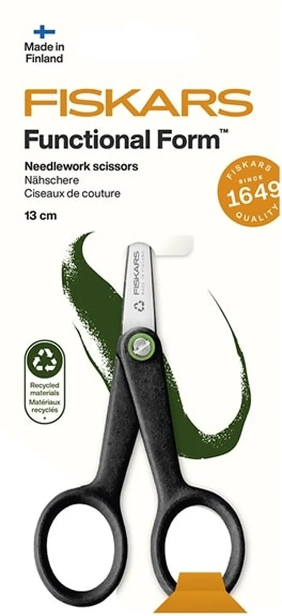 Fiskars Buro- & Knutselschaar 13cm - Zwart/Roestvrijstaal