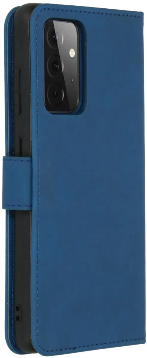 Imoshion Bookcase Hoesje Samsung Galaxy A72 - 3 Pasjes - Donkerblauw