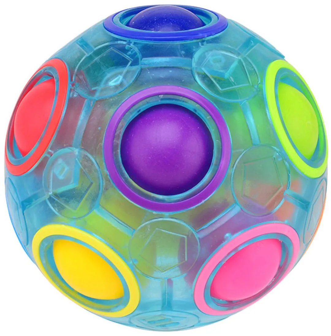 Johntoy Transparante Puzzelbal 6x6cm - Breinbreker