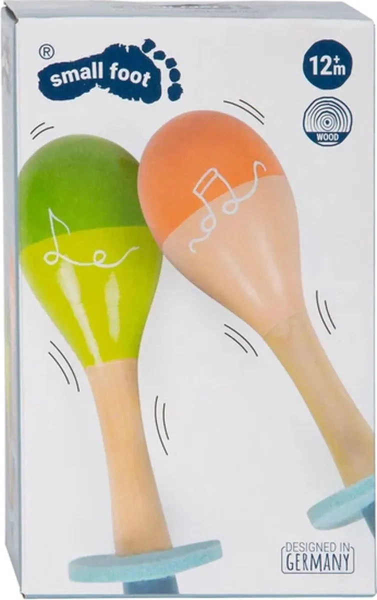 Small Foot Houten Maracas Groovy Beats 12251 - Multi kleuren