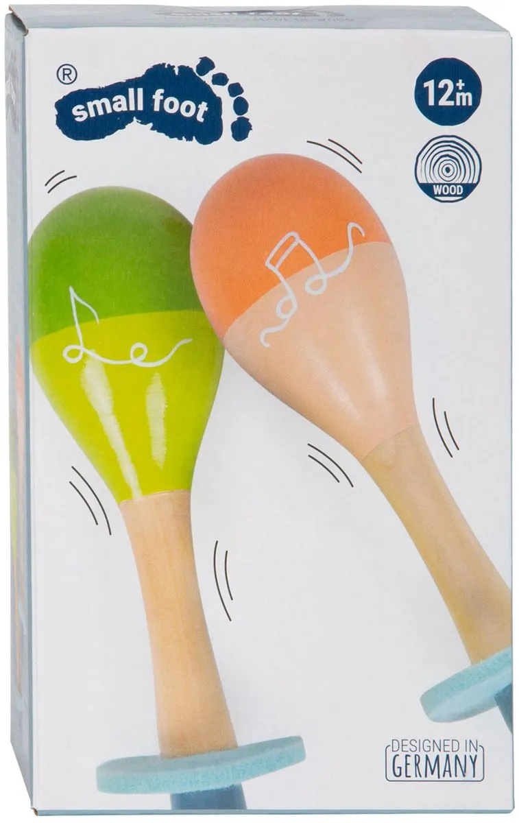 Small Foot Houten Maracas Groovy Beats 12251 - Multi kleuren