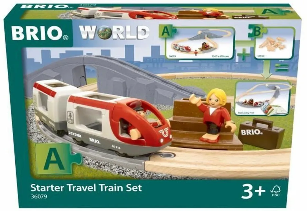 Brio 36079 Treinbaan Starterset - 22-delig - Multicolor