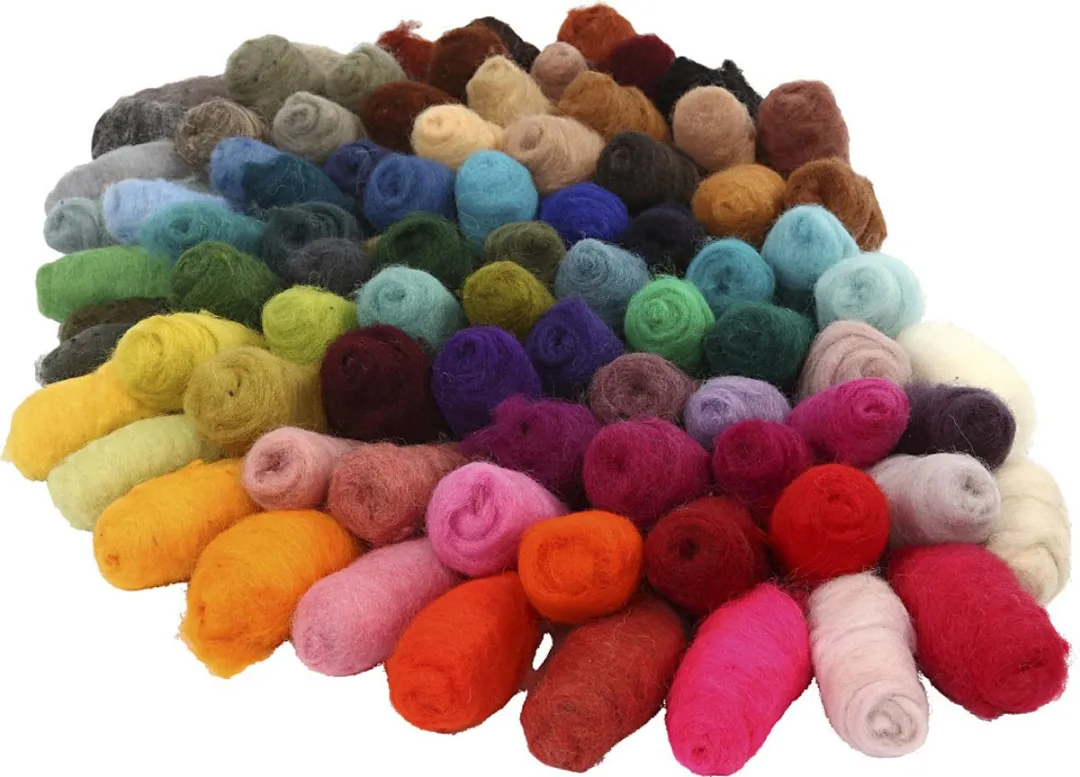 Creativ Company Gekaarde Wol - 86 Kleuren 10gr