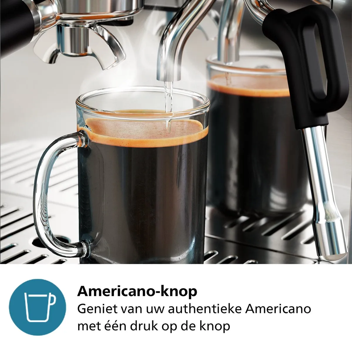 Philips Barista Brew PSA3218/10 Halfautomatische Espressomachine - Zwart