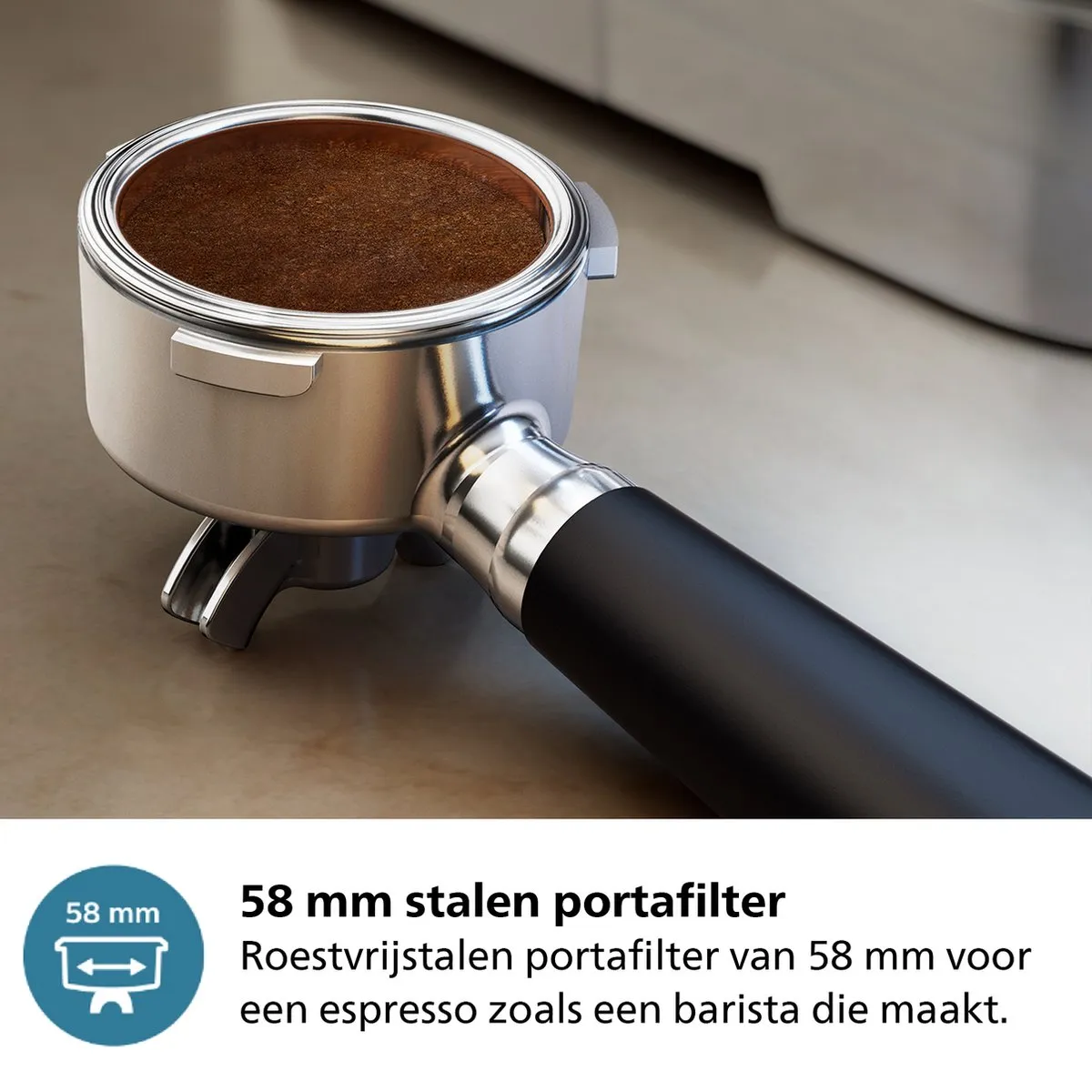 Philips Barista Brew PSA3218/10 Halfautomatische Espressomachine - Zwart