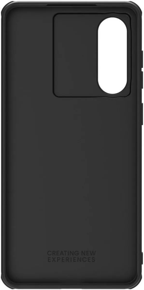 Nillkin CamShield Hoesje Geschikt voor Samsung Galaxy S25 Edge - Back Cover met Camera Slider - Extra Camera Bescherming - Zwart