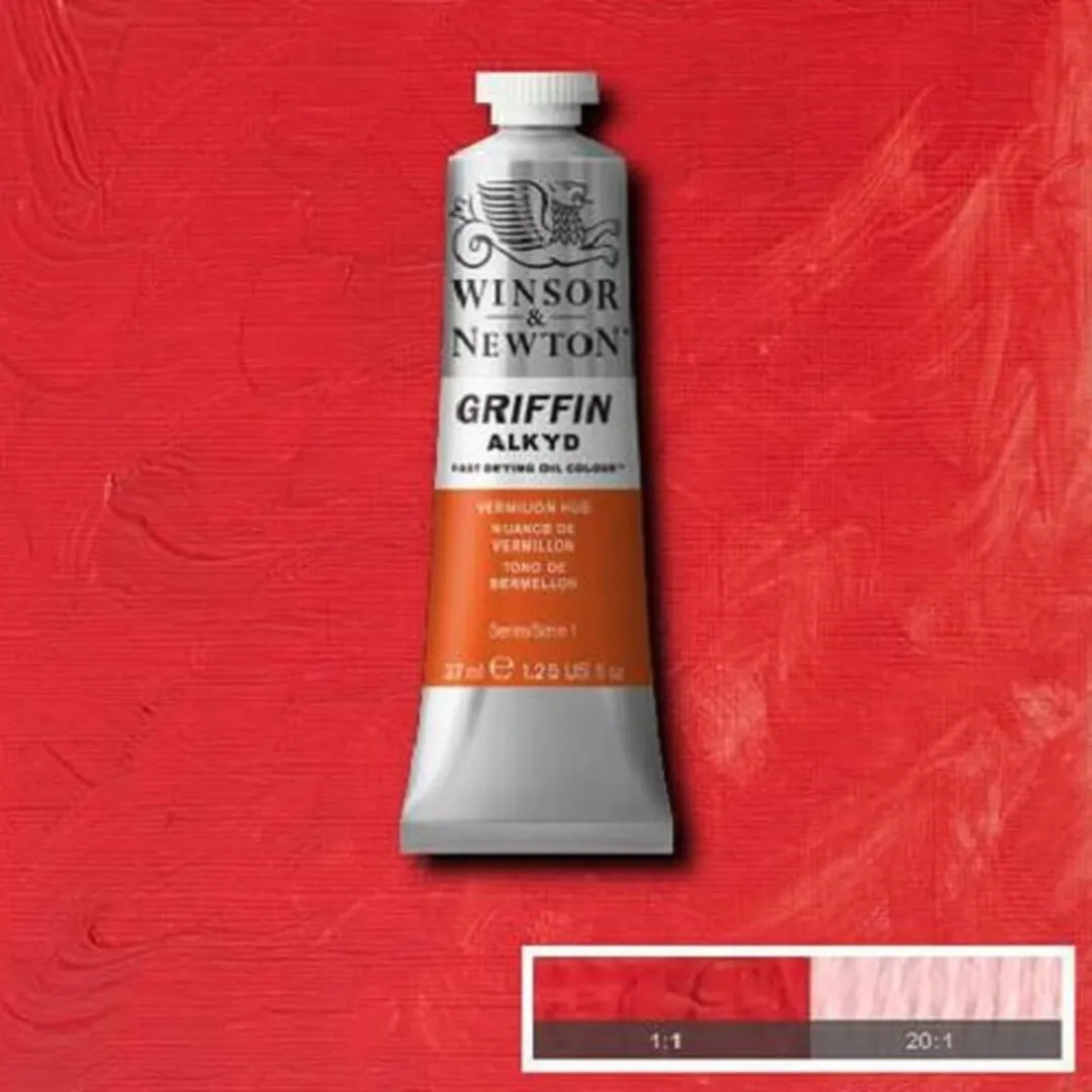 Winsor & Newton Griffin Alkyd Vermilion 682 Olieverf 37ml