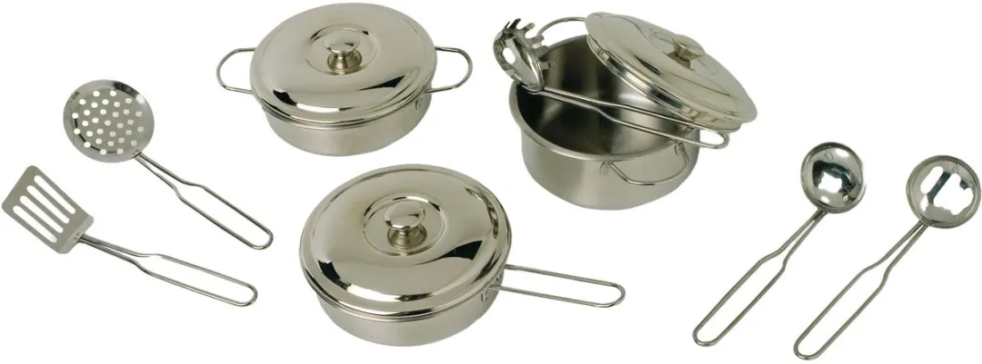 Small Foot Metalen Pannenset 11-delig - Multicolor