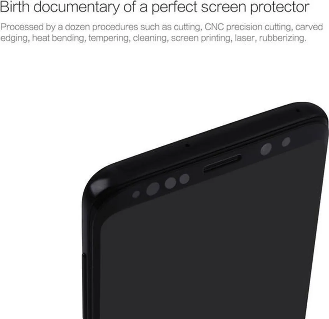 Nillkin Full Face Tempered Glass 3D CP+MAX voor Galaxy S9+ - 1 Stuk - afbeelding 6 van 6