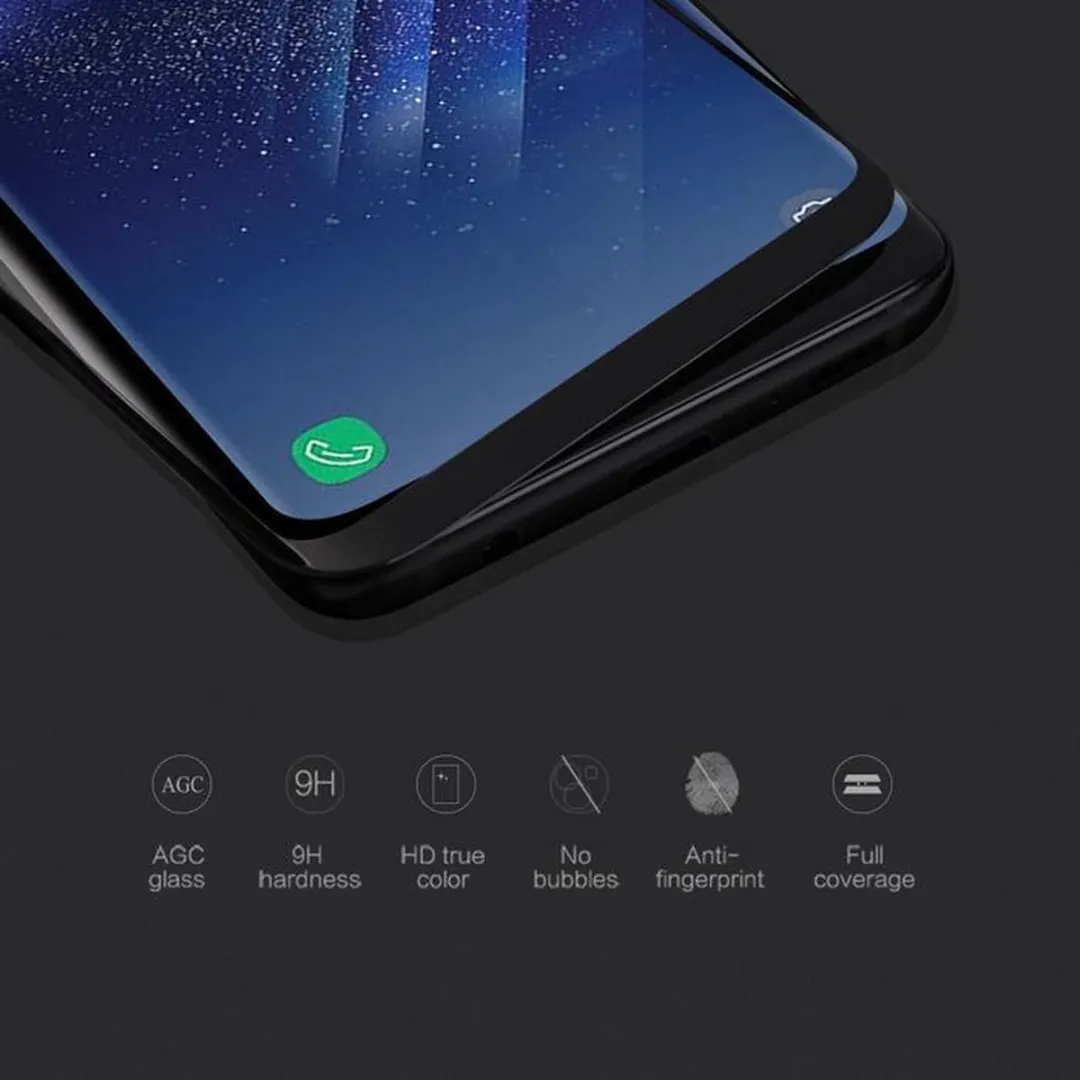 Nillkin Full Face Tempered Glass 3D CP+MAX voor Galaxy S9+ - 1 Stuk - afbeelding 3 van 6