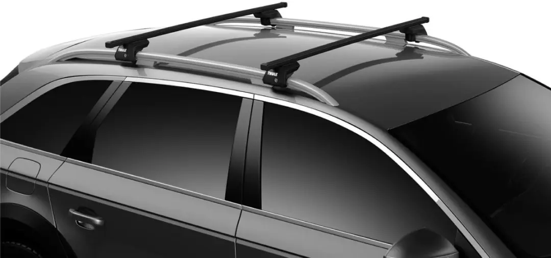 Thule SquareBar Evo 127cm Dakdrager - Set van 2 - Zwart - afbeelding 3 van 4