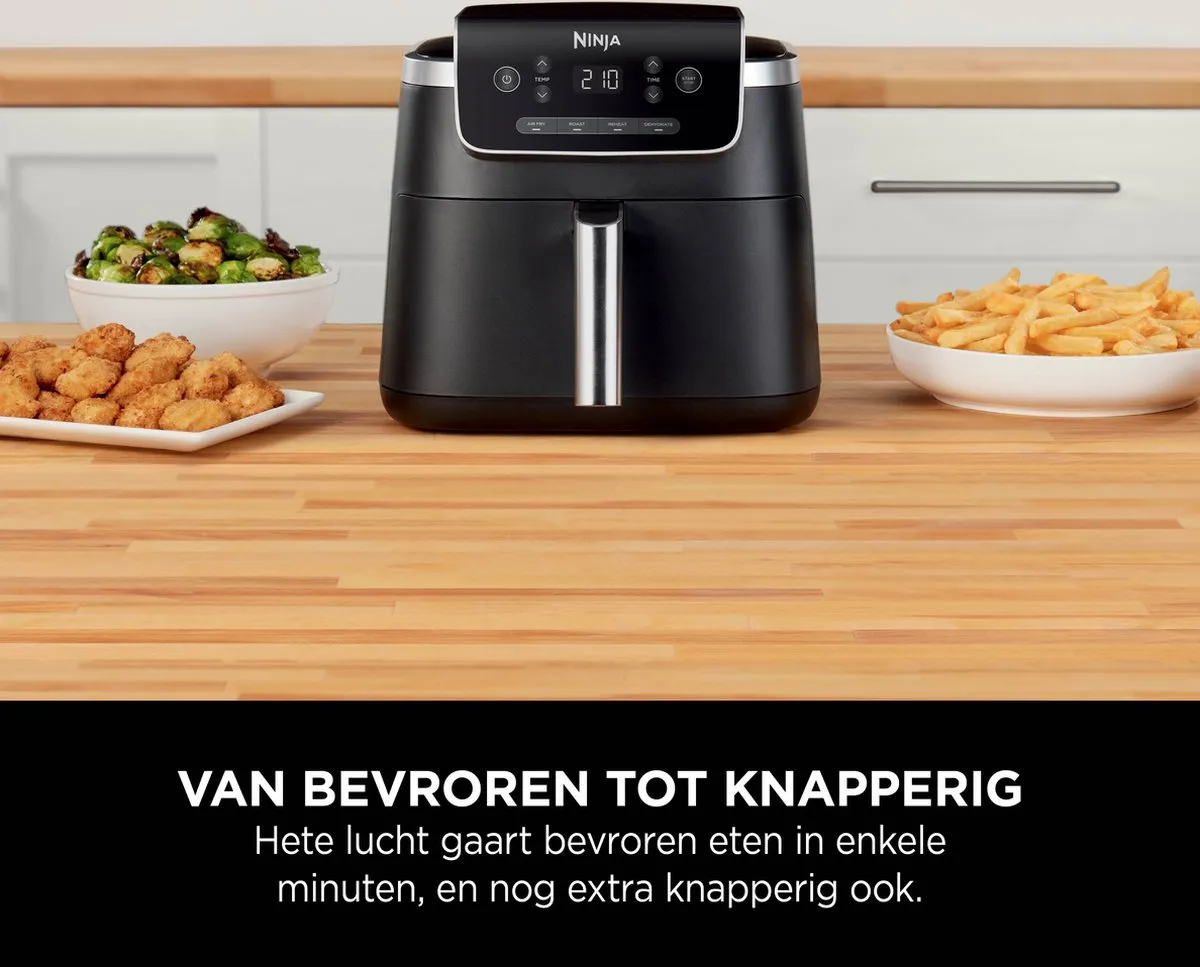 Ninja Airfryer XL Pro AF140EU - 4.7L - 1750W - Zwart