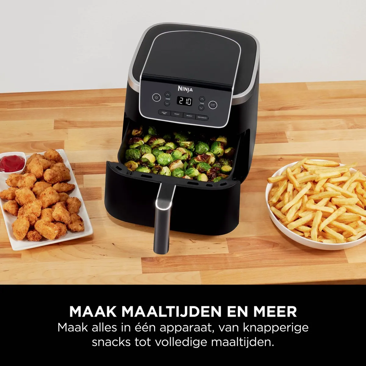 Ninja Airfryer XL Pro AF140EU - 4.7L - 1750W - Zwart