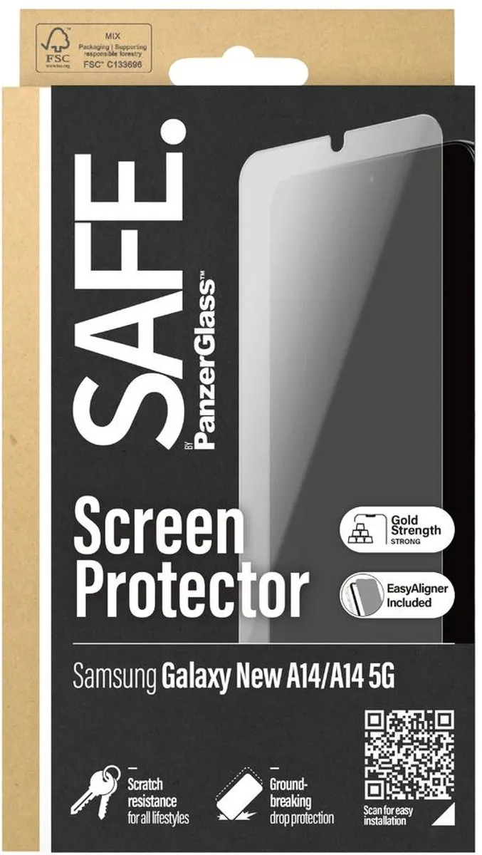 PanzerGlass SAFE95678 Screenprotector Samsung Galaxy A15 - Case Friendly - afbeelding 6 van 6