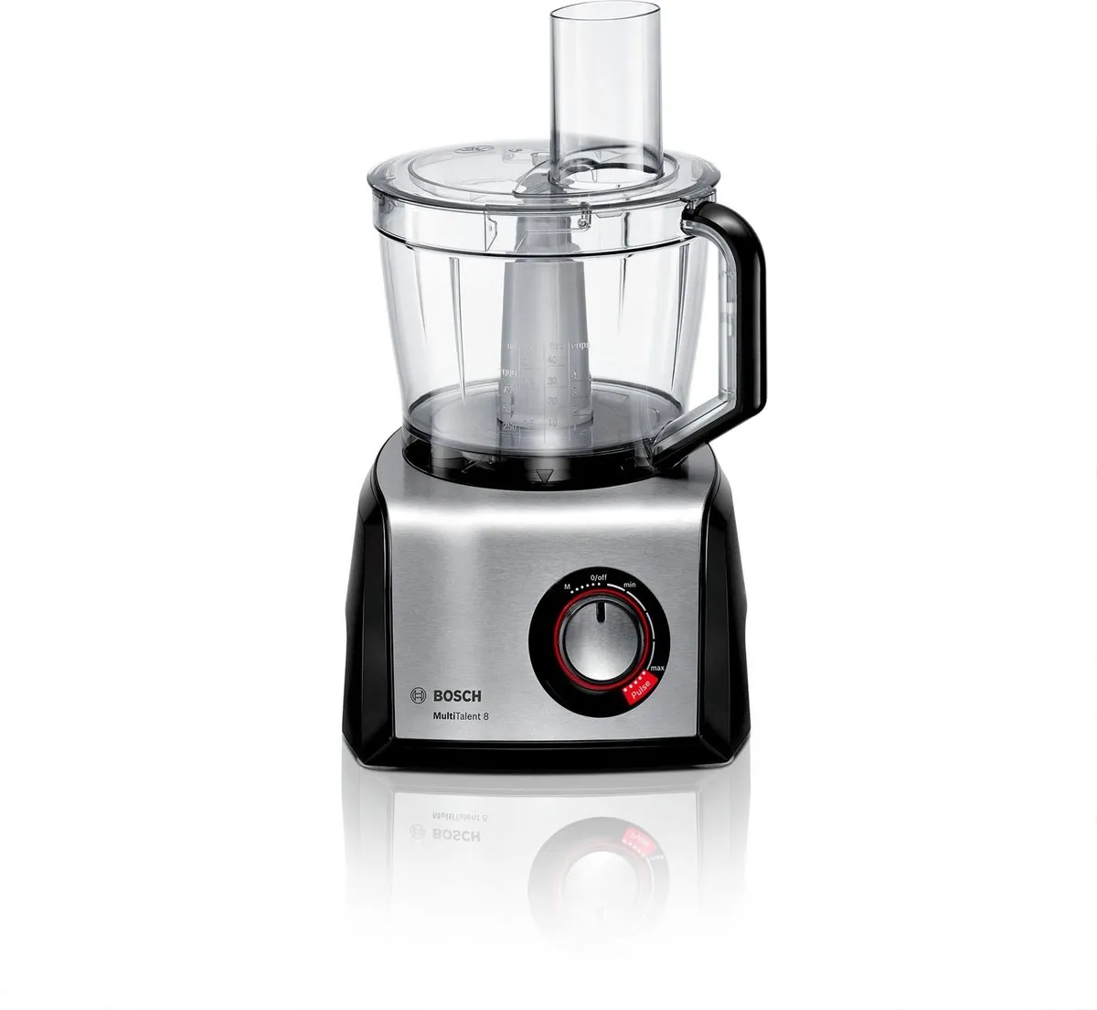 Bosch MultiTalent 8 MC812M844 - Foodprocessor - Zwart/RVS
