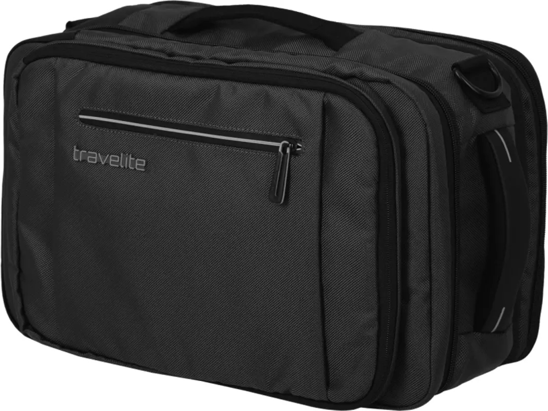 Travelite Crosslite Boarding Backpack S - 23L - Zwart - afbeelding 4 van 6