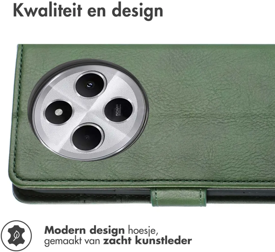Imoshion Hoesje Xiaomi Redmi 14C - 3 Pasjes Groen
