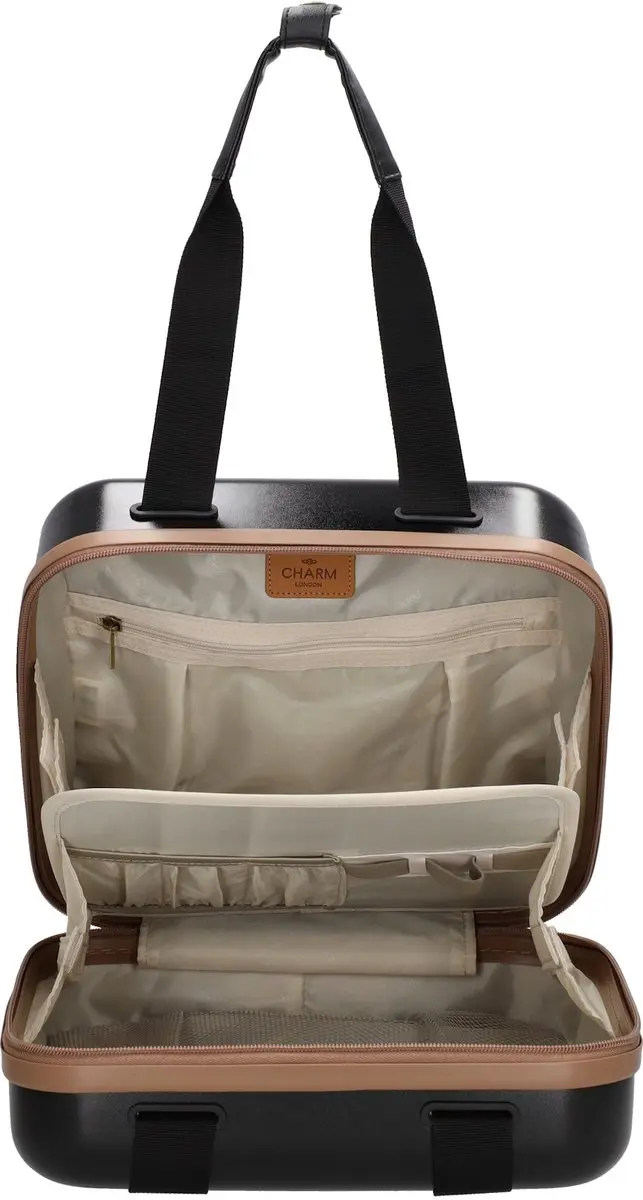 Charm London Capetown Beautycase - Zwart - afbeelding 4 van 6