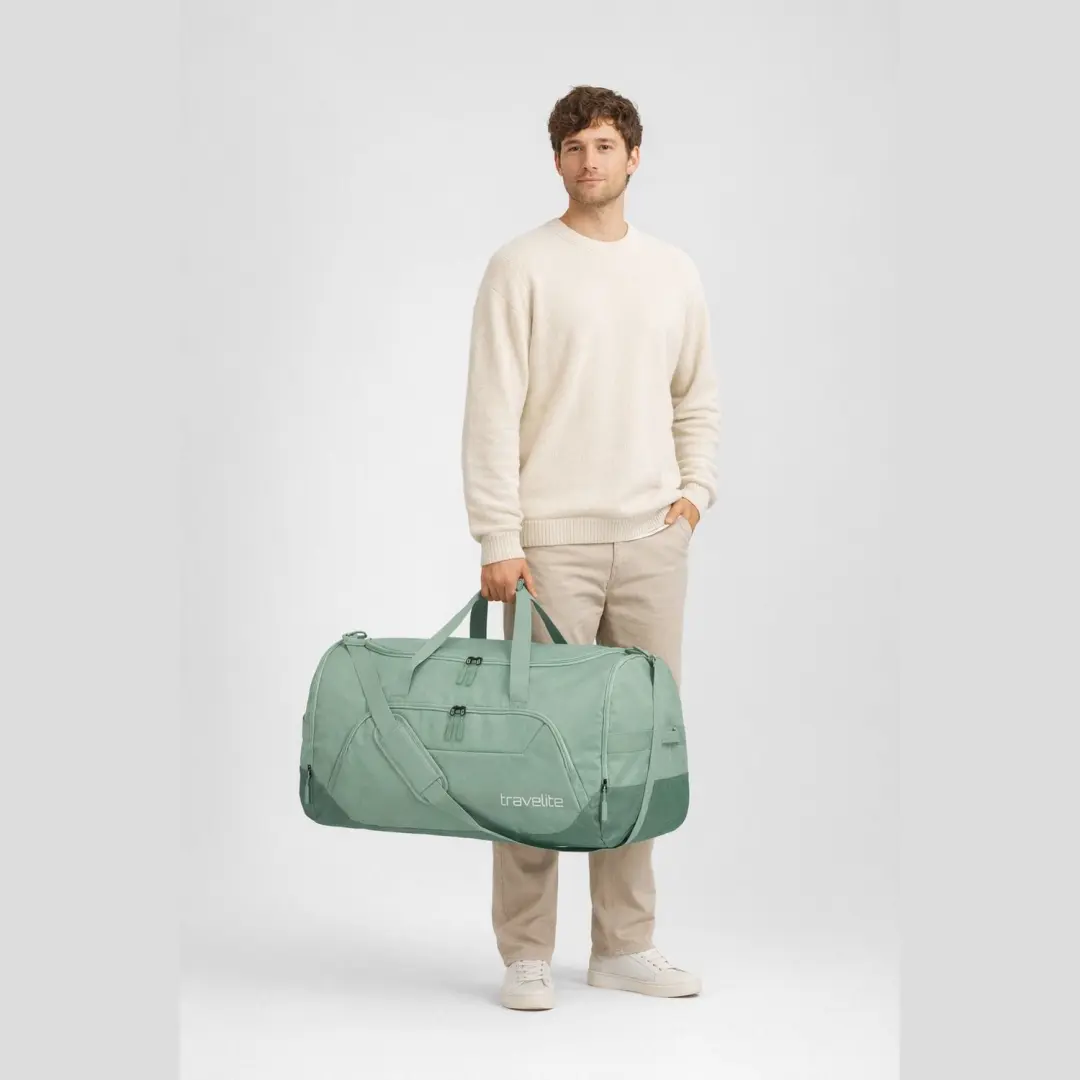 Travelite Kick Off Duffle XL Reistas 120L - Salie - afbeelding 4 van 6