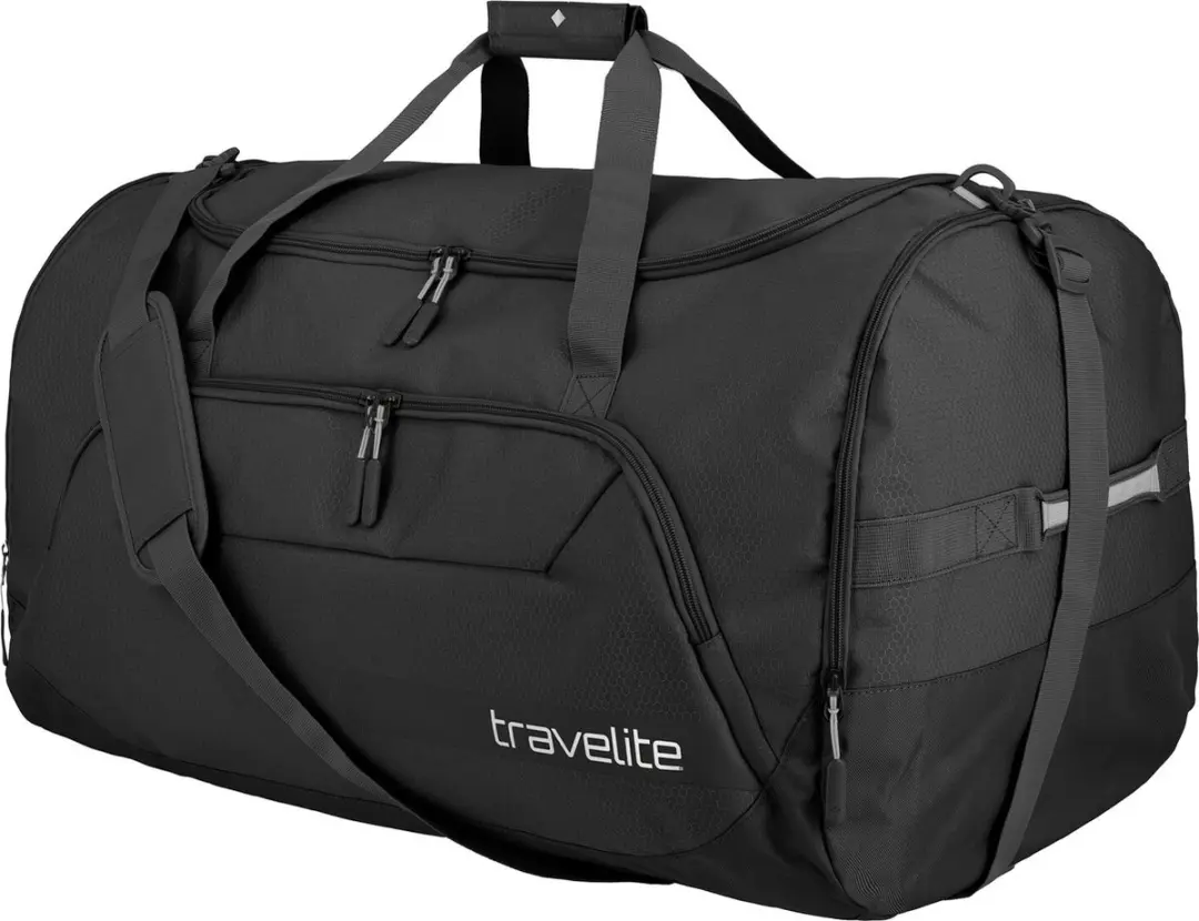 Travelite Kick Off Duffle XL Reistas - 120L - Zwart - afbeelding 2 van 6