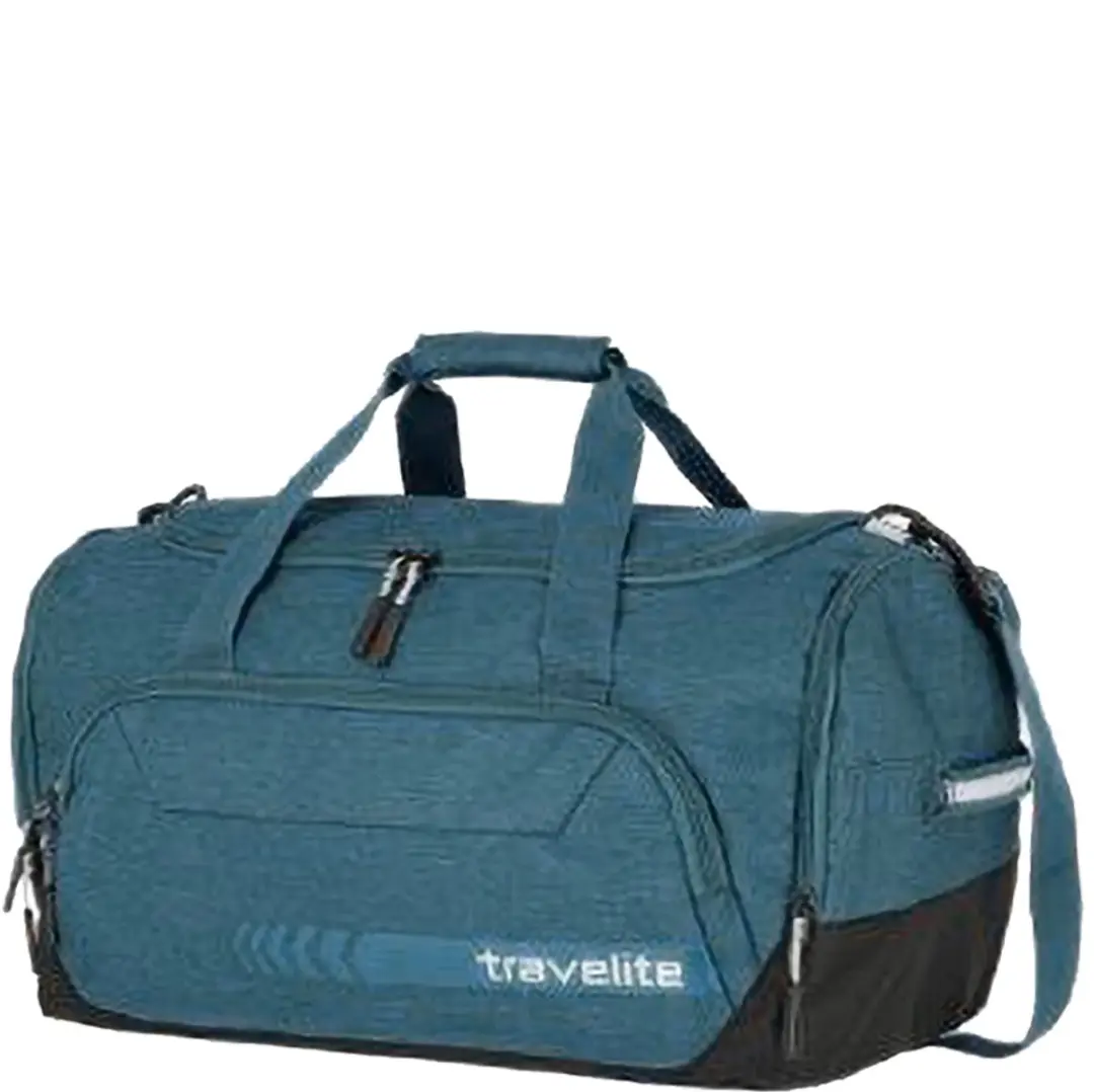 Travelite Kick Off Duffle M reistas 45L - Petrol Blue - afbeelding 2 van 6