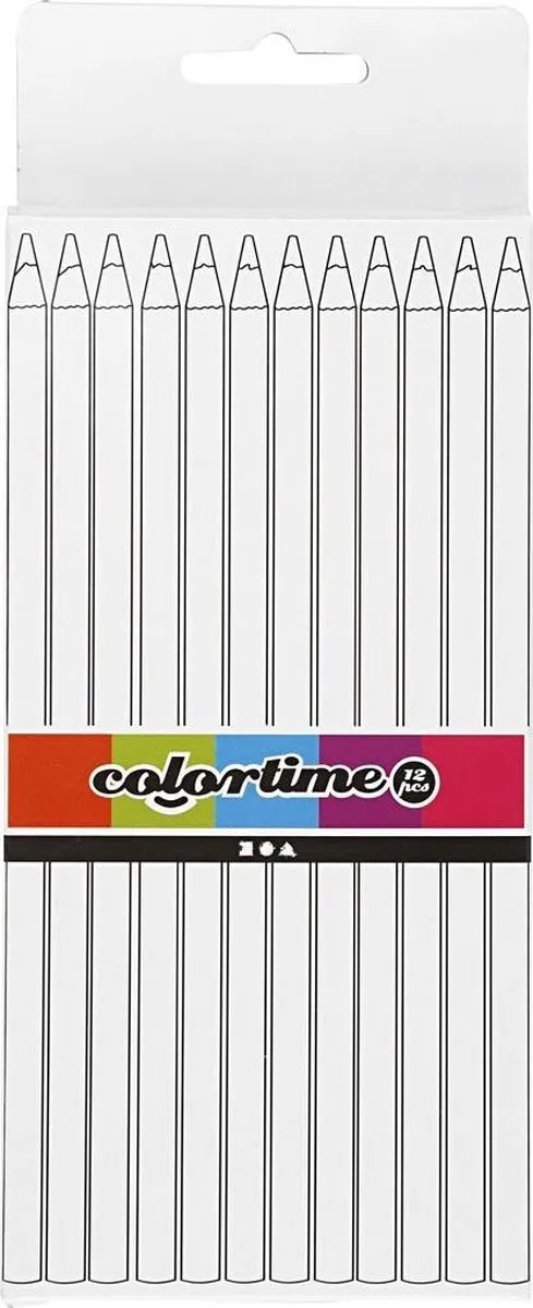 Colortime Kleurpotlood 3mm Rood - 12 Stuks