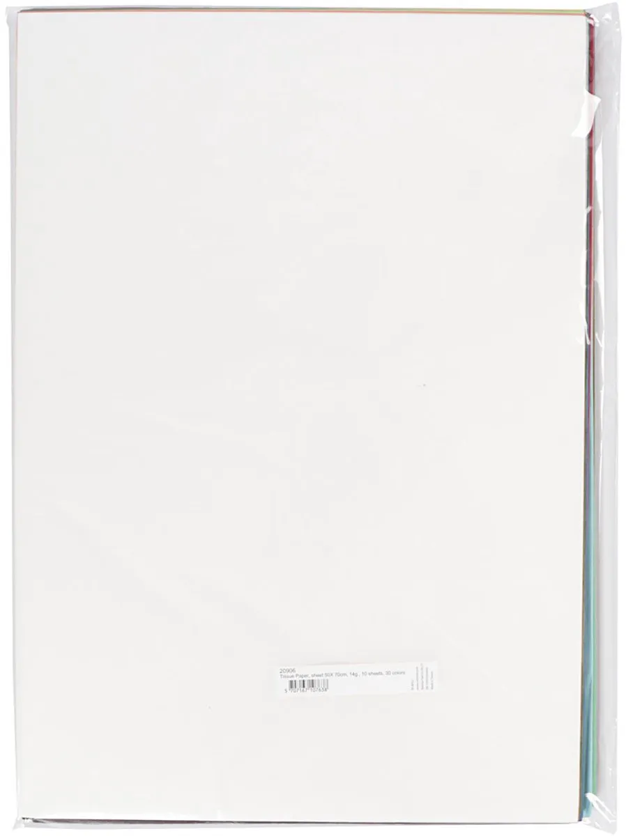 Creativ Company Tissuepapier 50x70cm - Multikleurig - 300 Vel