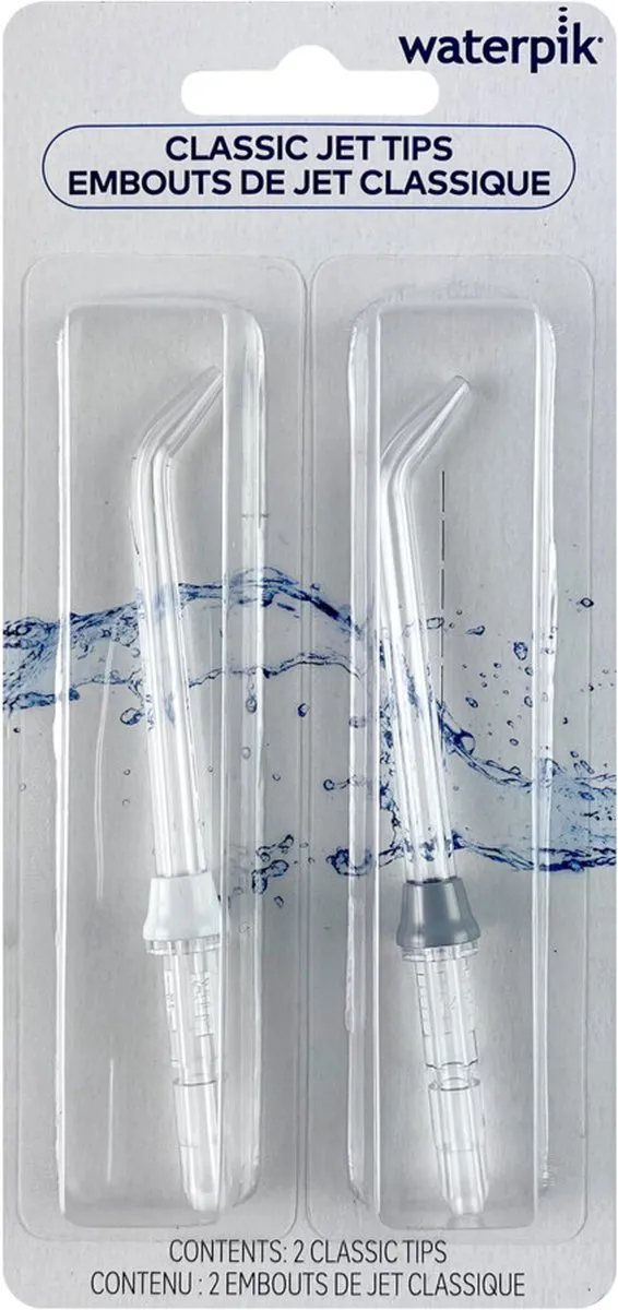 Waterpik JT-100 Jet Tips - 2 Stuks - Zilver