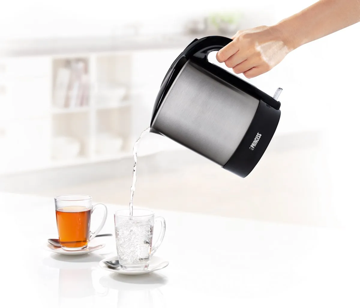 Princess Waterkoker 236039 – 360⁰ draaibaar - 1,7 Liter - 2200W - RVS