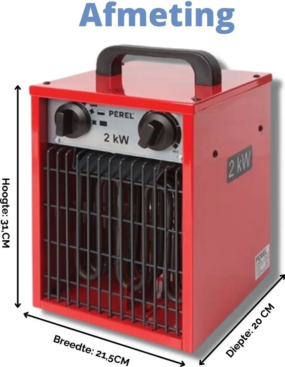 Perel TC78069N Ventilatorkachel 2000W - afbeelding 6 van 6