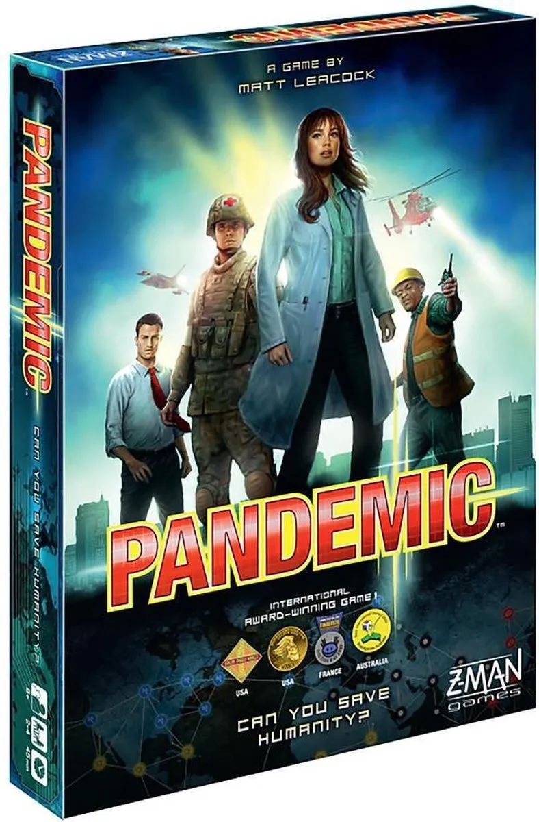 Z-Man Games Pandemic Bordspel - 2-4 Spelers - ZMG71100
