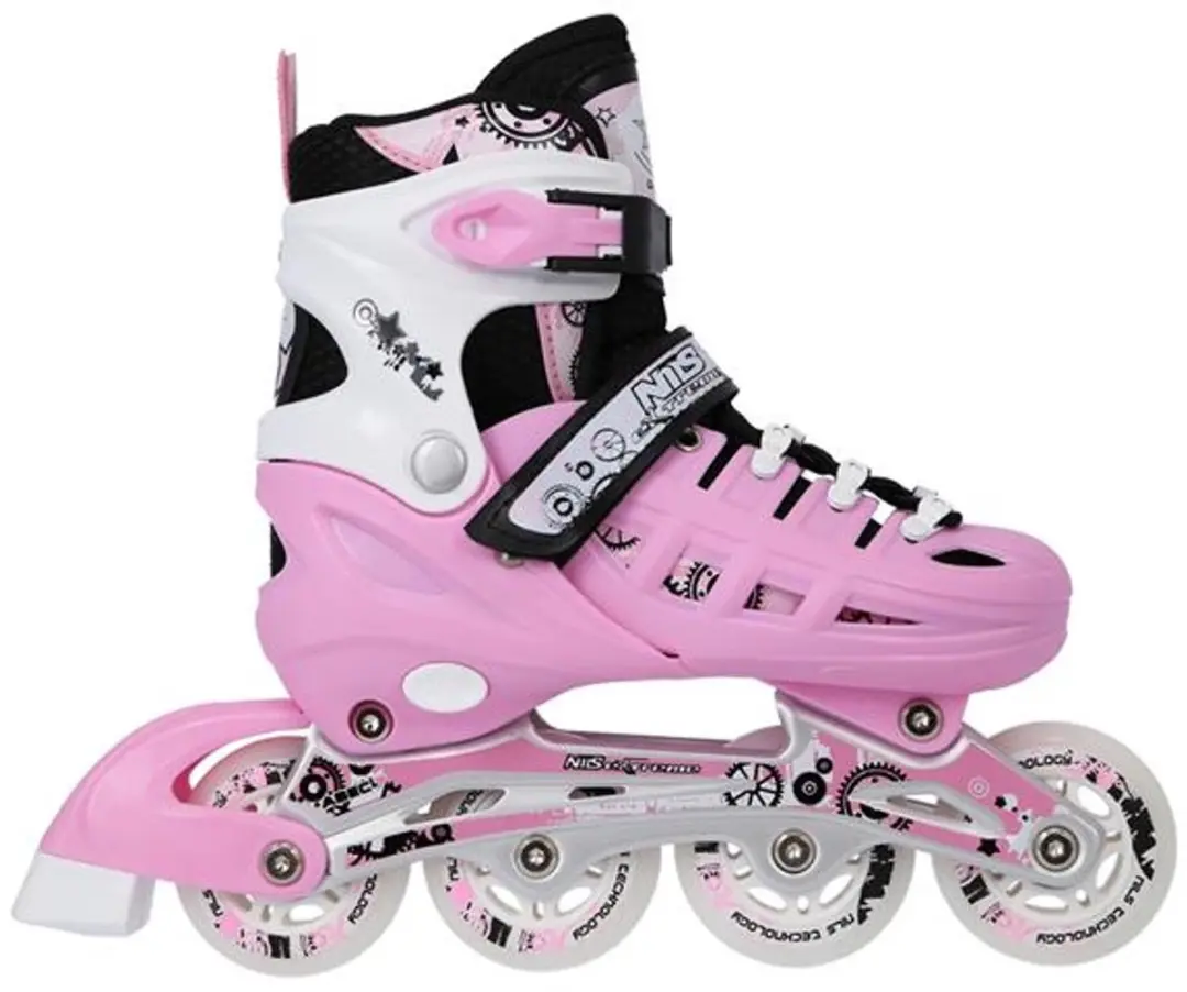 Nils Extreme NH10905 Inlineskates - 4-in-1 Roze - afbeelding 4 van 4